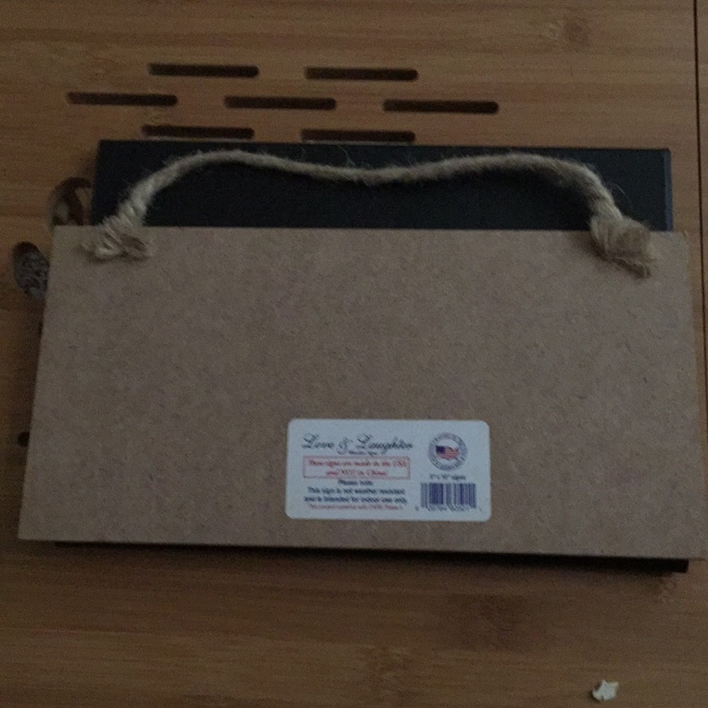 WOODEN SIGN - Picture 4 of 4